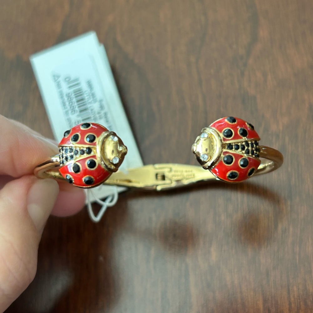 Kate Spade • Little Ladybug Hinged Cuff